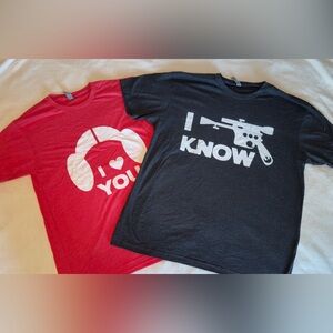 Next Level Apparel Red T-Shirt